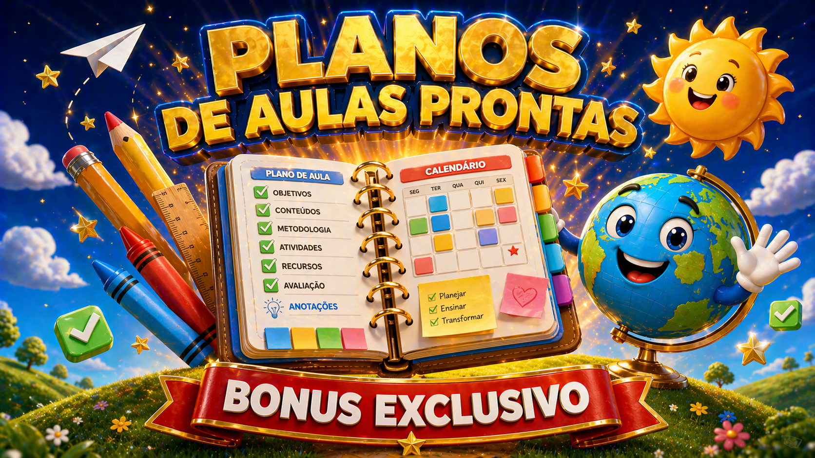 200 Planos de Aula Prontos